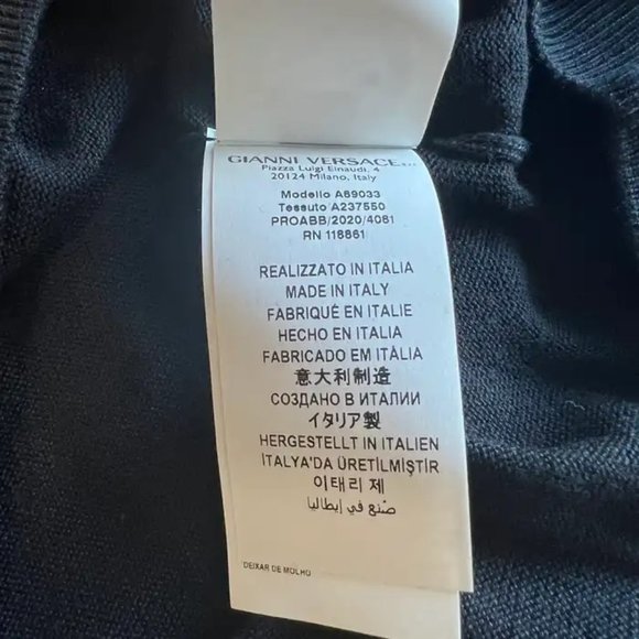 Versace Medusa sweater M $1150 - Picture 5 of 5